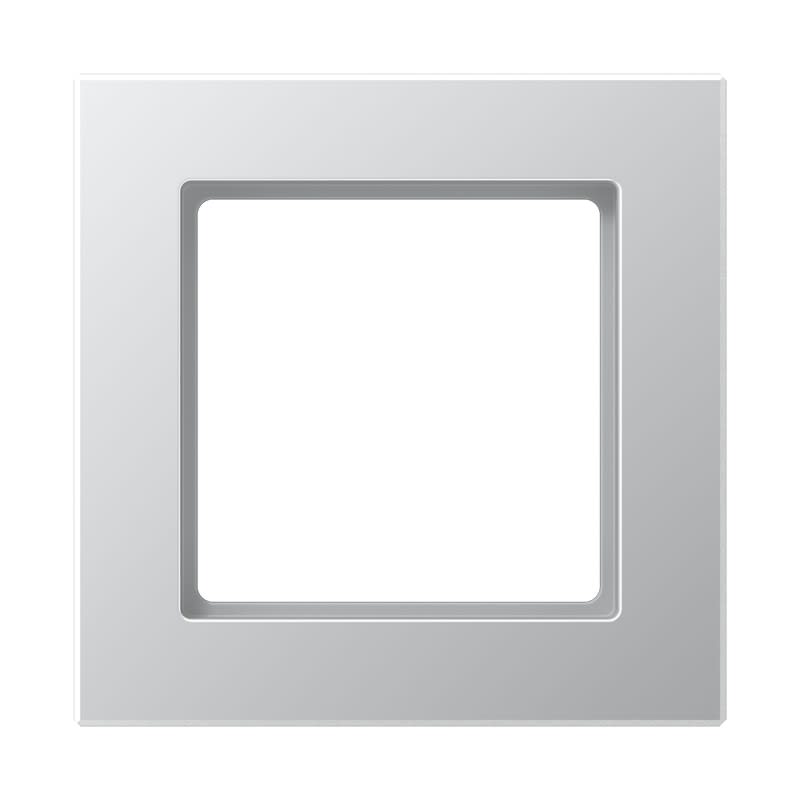 Jung - Cadre de finition 1 poste / Acréation Aluminium