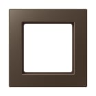 Jung - Cadre de finition 1 poste / Acréation Moka