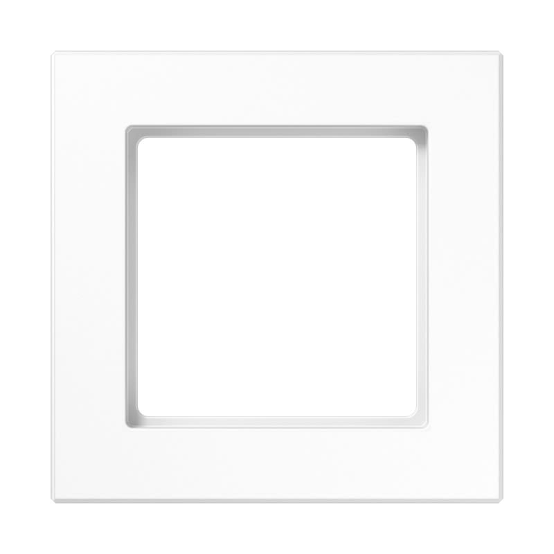 Jung - Cadre de finition 1 poste / Acréation Blanc