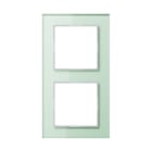 Jung - Cadre 2 postes - Acreation Verre depoli