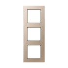 Jung - Cadre de finition 3 postes / Acréation Champagne