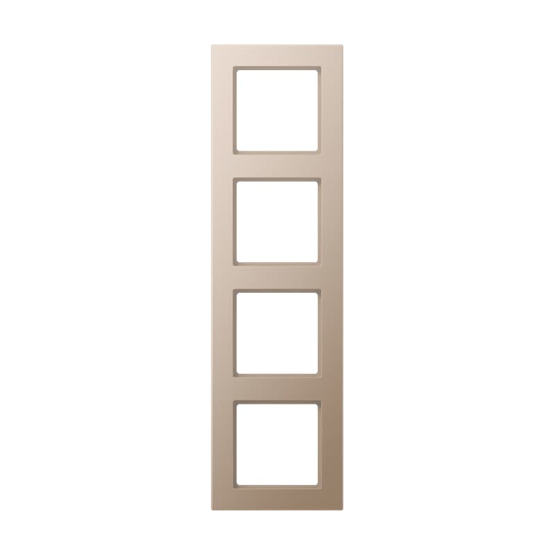 Jung - Cadre de finition 4 postes / Acréation Champagne