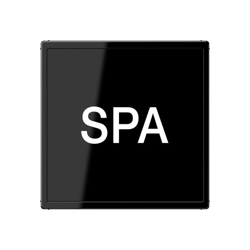 Jung - Enjoliveur signal lumineux / Série A 500 Verre Noir