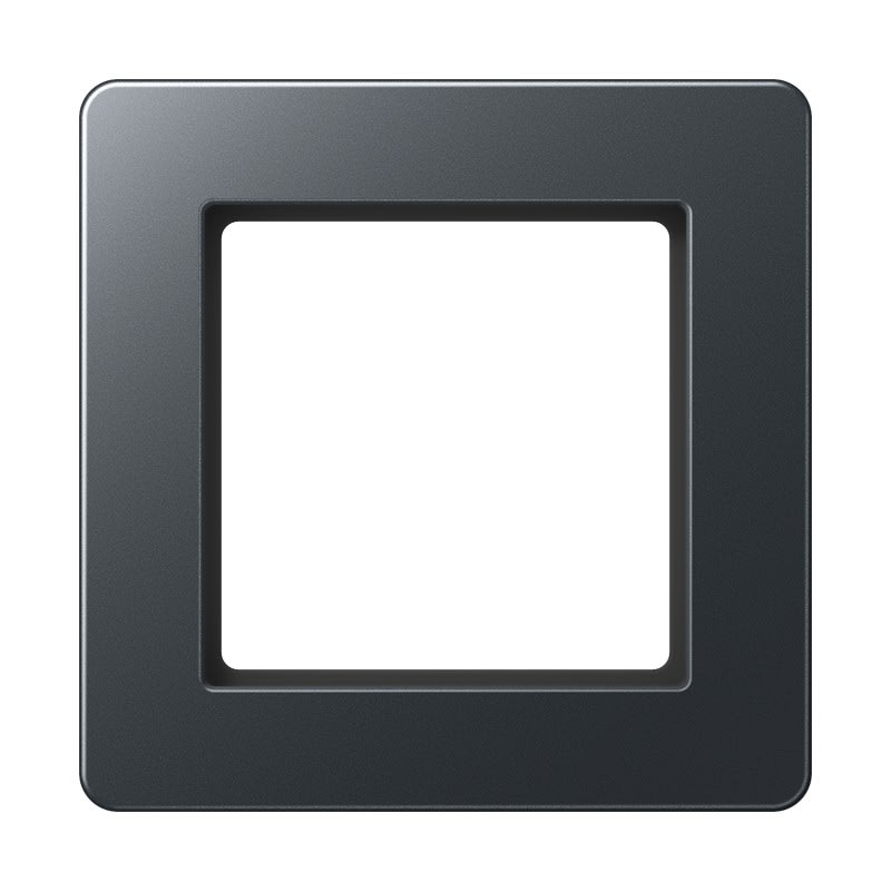 Jung - Cadre de finition 1 poste, A FLOW 500 / Anthracite