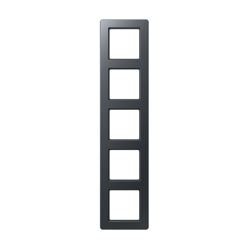 Jung - Cadre de finition 5 postes, A FLOW 500 / Anthracite