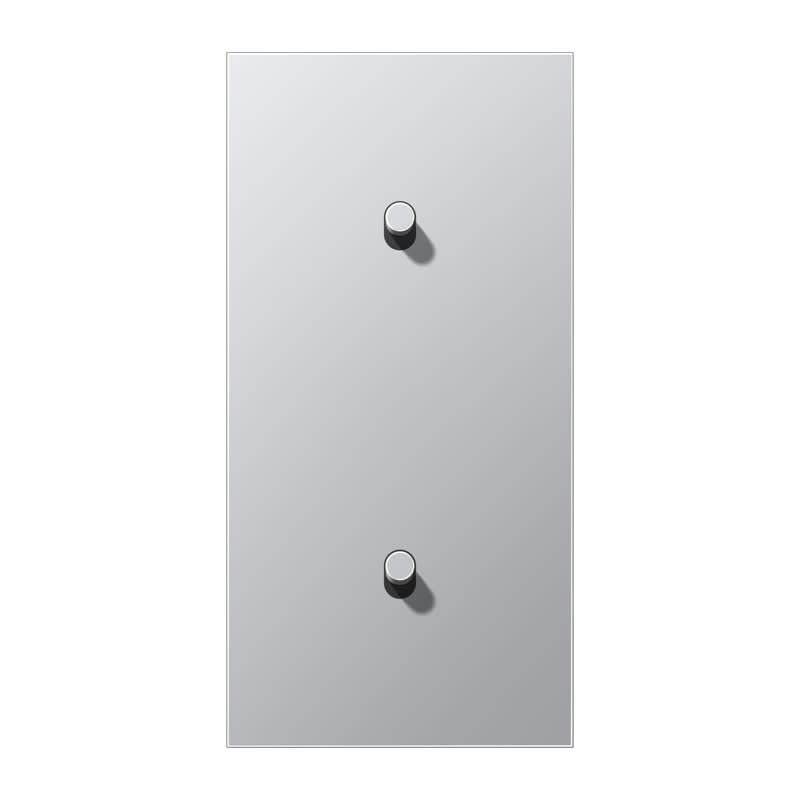 Jung - Enjoliveur 2 mod vertic 1 + 1 leviers Cylindre / LS 1912 Aluminium