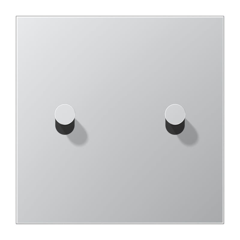 Jung - Enjoliveur simp doigt 2 leviers cône / LS 1912 Aluminium