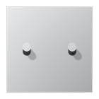 Jung - Enjoliveur simp doigt 2 leviers cône / LS 1912 Aluminium