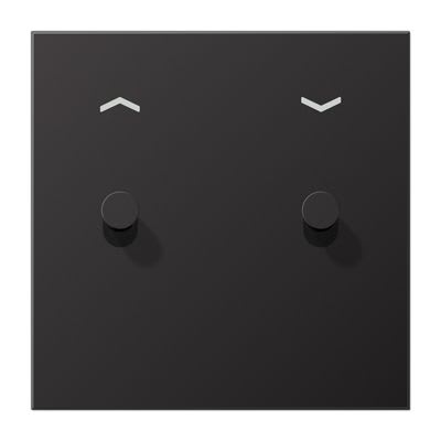 Jung - Enjoliveur simple doigt à 2 leviers cône Cde VR-Store / LS 1912 Can fusil - Dark