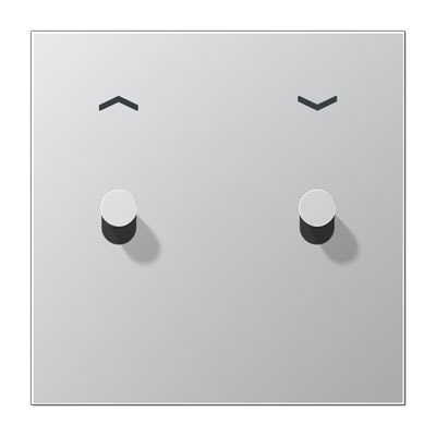 Jung - Enjoliveur simple doigt à 2 leviers cône Cde VR-Store / LS 1912 Aluminium
