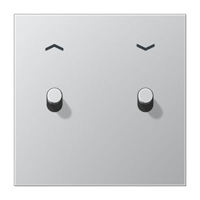 Jung - Enjoliveur simple doigt à 2 leviers cylindre Cde VR-Store / LS 1912 Aluminium