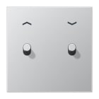 Jung - Enjoliveur simple doigt à 2 leviers cylindre Cde VR-Store / LS 1912 Aluminium