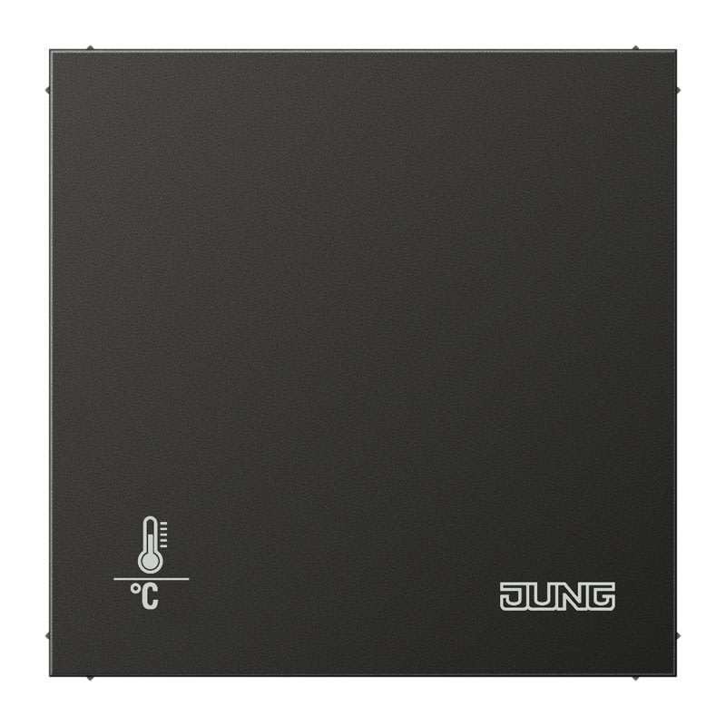 Jung - Régulateur KNX borgne avec entrée bin. / LS 990 Titane Anthracite
