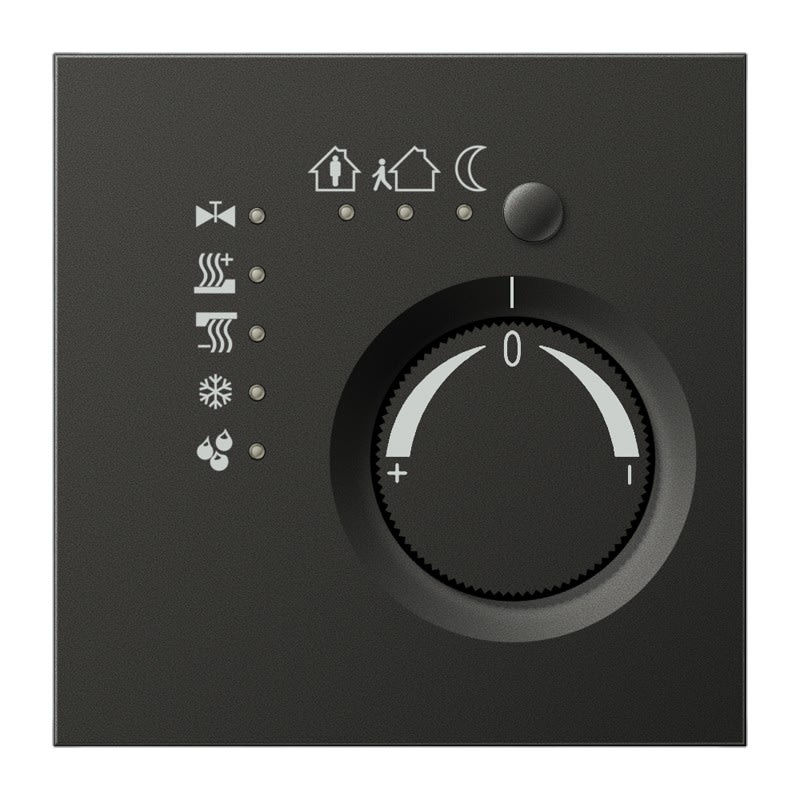 Jung - Régulateur KNX avec entrée binaire / LS 990 Titane Anthracite