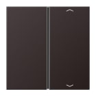 Jung - Touche 1 voie avec flèches F40 / LS 990 Dark Canon de Fusil