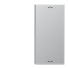 Jung - Touche 2 voies avec flèches F40 / LS 990 Aluminium