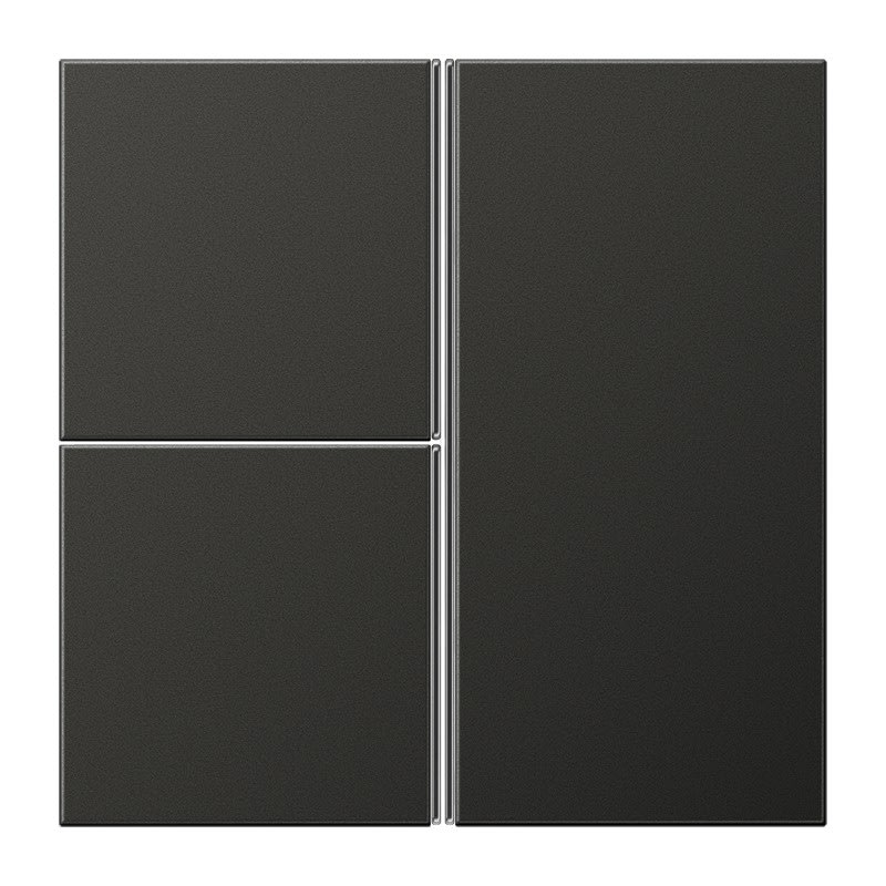 Jung - Kit touche complet 3 voies F40 / LS 990 Titane Anthracite