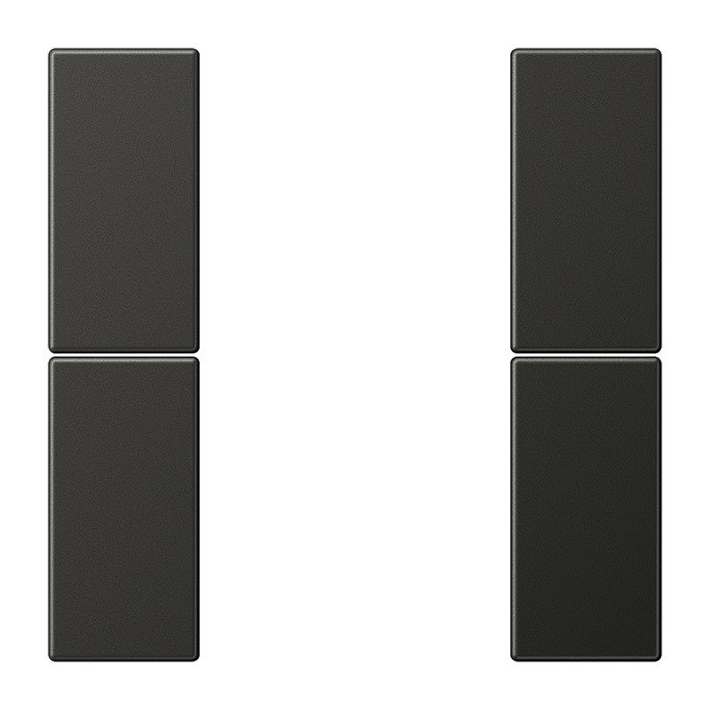 Jung - Kit touche complet 2 voies F50 / LS 990 Titane Anthracite