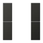 Jung - Kit touche complet 2 voies F50 / LS 990 Titane Anthracite