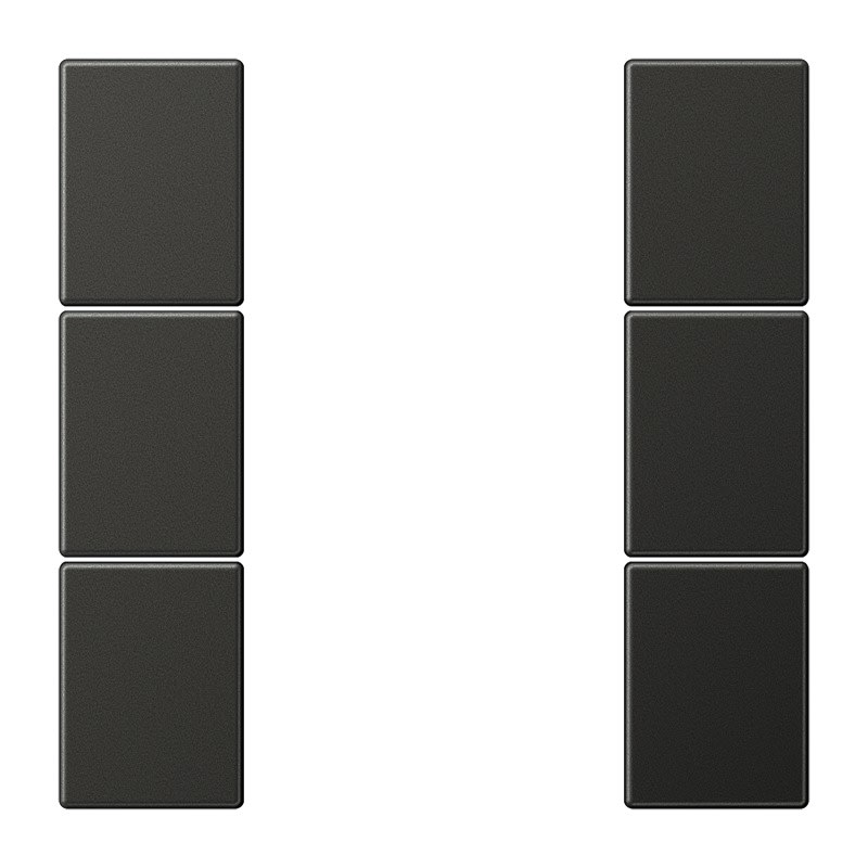 Jung - Kit touche complet 3 voies F50 / LS 990 Titane Anthracite
