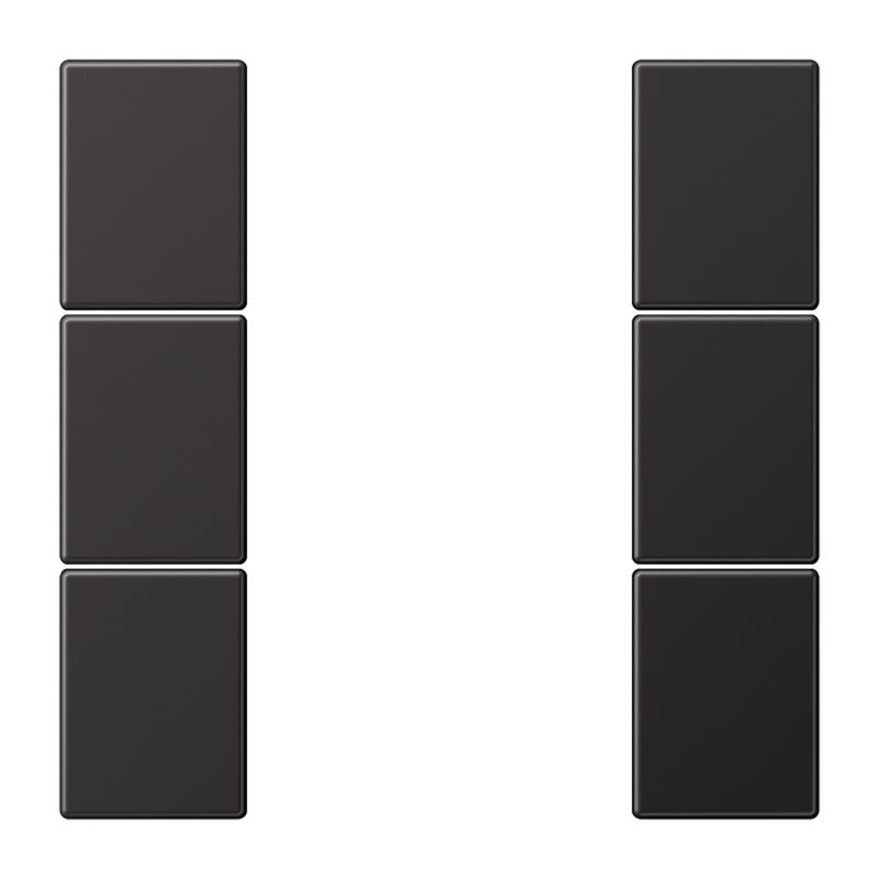 Jung - Kit touche complet 3 voies F50 / LS 990 Dark Canon de Fusil