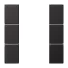 Jung - Kit touche complet 3 voies F50 / LS 990 Dark Canon de Fusil