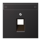 Jung - Enjoliveur pour prise IAE/UAE avec PE / LS 990 Dark Canon de Fusil