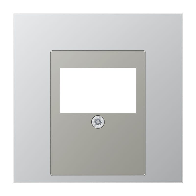 Jung - Enjoliveur pour prise TAE / LS 990 Aluminium