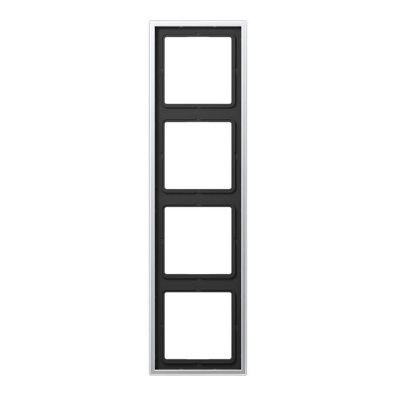Jung - Cadre de finition 4 postes / LS 990 Aluminium