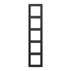 Jung - Cadre de finition 5 postes / LS 990 Titane Anthracite