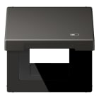 Jung - Enjoliveur couvercle symbole USB / LS 990 Titane Anthracite
