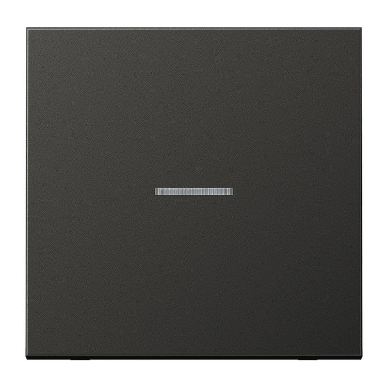 Jung - Enjo simple touche à voyant / LS 990 Titane Anthracite