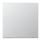 Jung - Enjo avec symb en relief "lumière" / LS 990 Aluminium