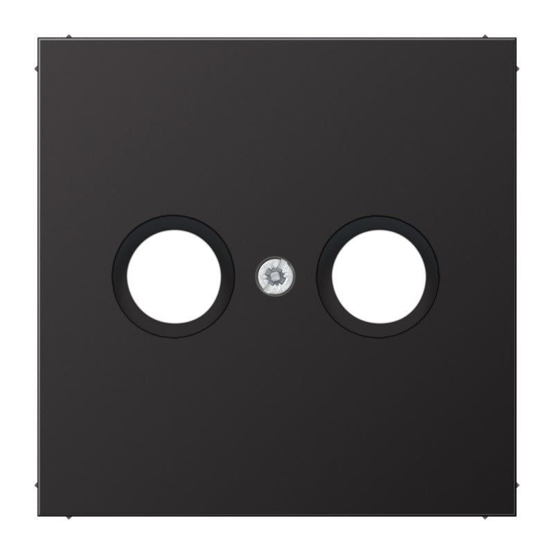 Jung - Enjoliveur pour prise TV-FM / LS 990 Dark Canon de Fusil