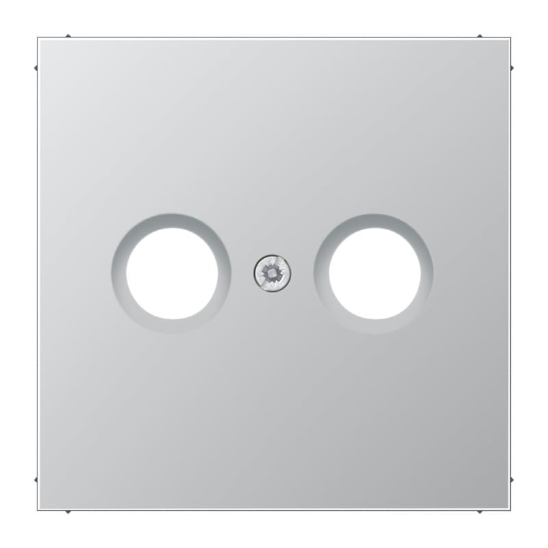 Jung - Enjoliveur pour prise TV-FM / LS 990 Aluminium