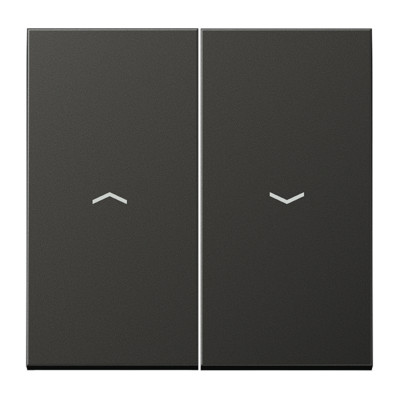 Jung - Enjoliveur double touche IN+BP VR-store / LS 990 Titane Anthracite