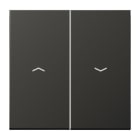 Jung - Enjoliveur double touche IN+BP VR-store / LS 990 Titane Anthracite