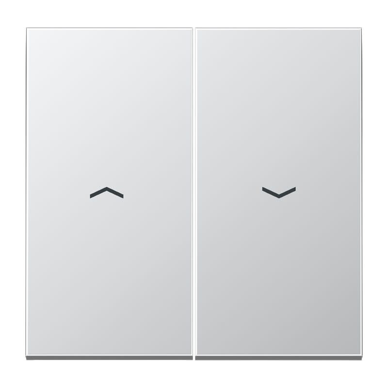 Jung - Enjoliveur double touche IN+BP VR-store / LS 990 Aluminium