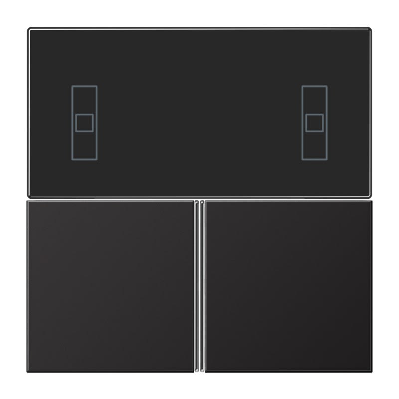 Jung - Kit touche pour régulateur KNX 4093KRMTSD / LS 990 Dark Canon de Fusil