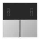 Jung - Kit touche pour régulateur KNX 4093KRMTSD / LS 990 Aluminium