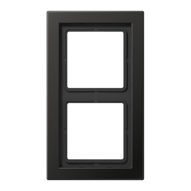 Jung - Cadre de finition 2 postes / LS Design Titane Anthracite