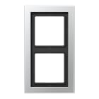 Jung - Cadre de finition 2 postes / LS Design Aluminium