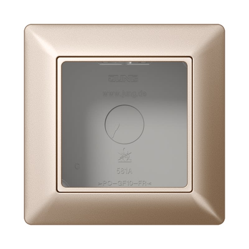 Jung - Boîtier saillie 1 poste / Série AS 500 Champagne