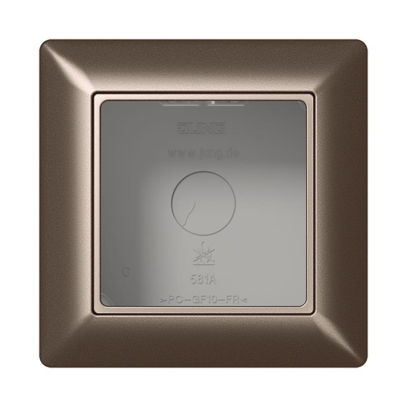 Jung - Boîtier saillie 1 poste / Série AS 500 Moka