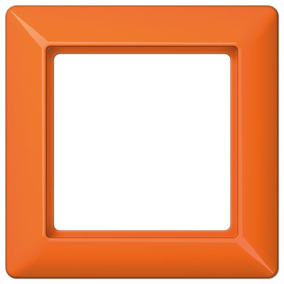 Jung - Cadre de finition 1 poste / Série AS 500 BF Orange