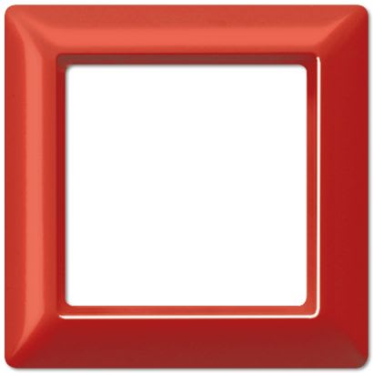 Jung - Cadre de finition 1 poste / Série AS 500 Rouge