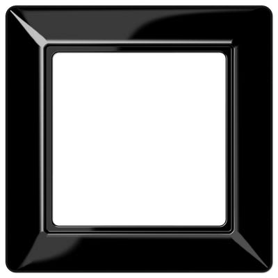 Jung - Cadre de finition 1 poste / Série AS 500 Noir