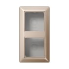 Jung - Boîtier saillie 2 postes / Série AS 500 Champagne