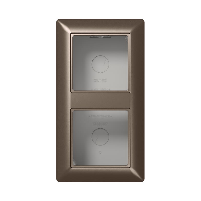 Jung - Boîtier saillie 2 postes / Série AS 500 Moka