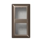 Jung - Boîtier saillie 2 postes / Série AS 500 Moka